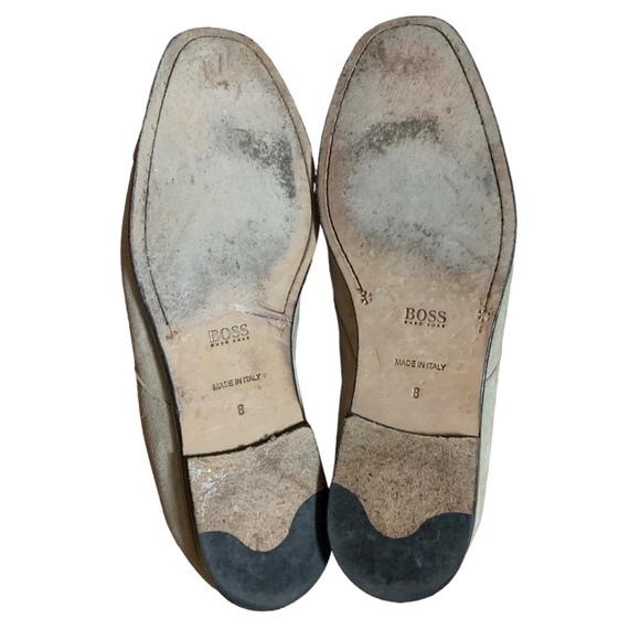 Hugo Boss Double Monk Strap Oxford Tan Suede Mens Oxfords Size 8 main image 11